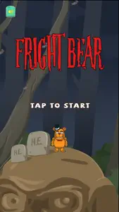 Fright Bear Jump! - Scary Night Monster Graveyard screenshot #1 for iPhone