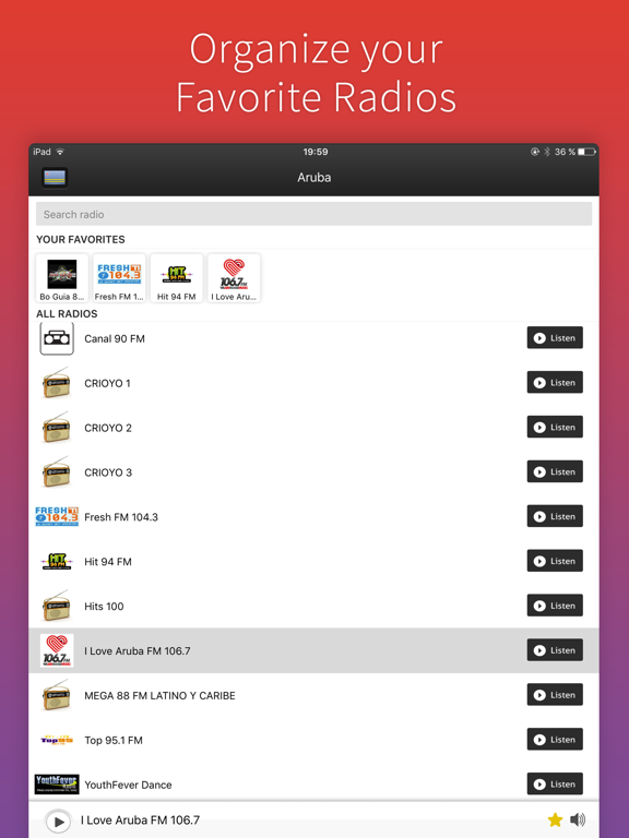Screenshot #5 pour Radio Aruba - Radios ARU FREE