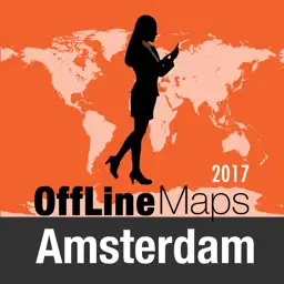 Amsterdam Offline Map and Travel Trip Guide app icon