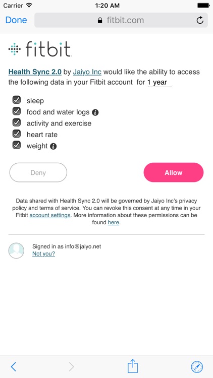 Health Sync for Fitbit screenshot-3