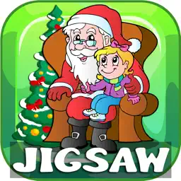Christmas Time Jigsaw Puzzles Games Free For Kids app icon