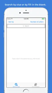cluebird: crossword helper iphone screenshot 1