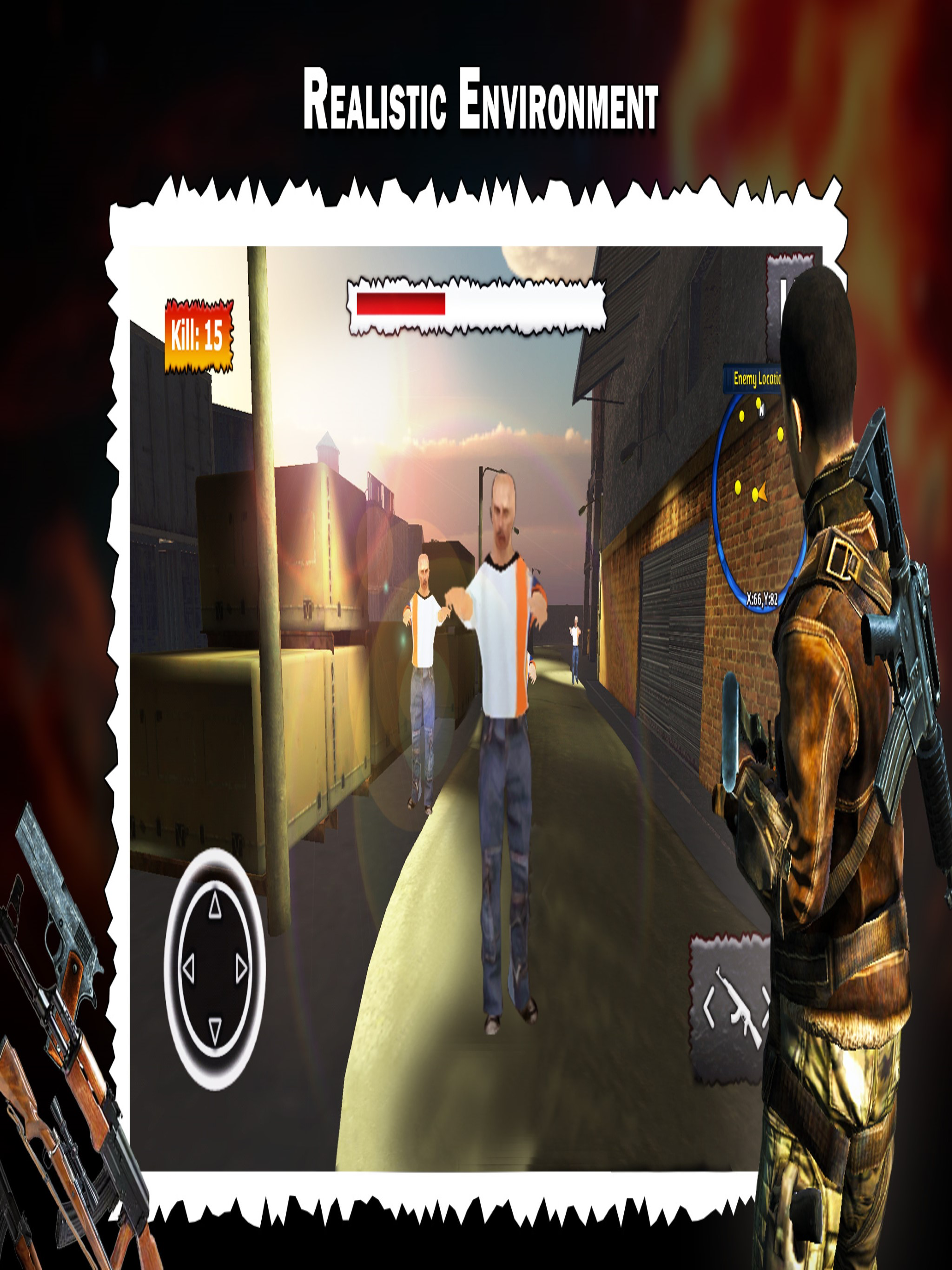 Zombie Sniper Shoot-Commando Front Call of Zombies screenshot 5