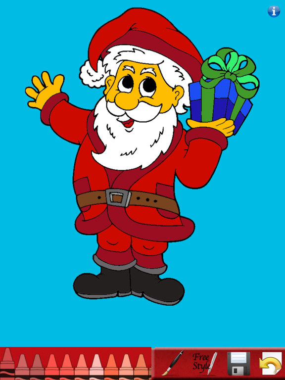 Christmas Coloring Book! iPad screenshot