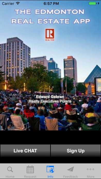 The Edmonton Real Estate App screenshot