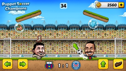 Screenshot #2 pour Puppet Soccer Champions - Le championnat des marionnettes qui ont la grosse tête