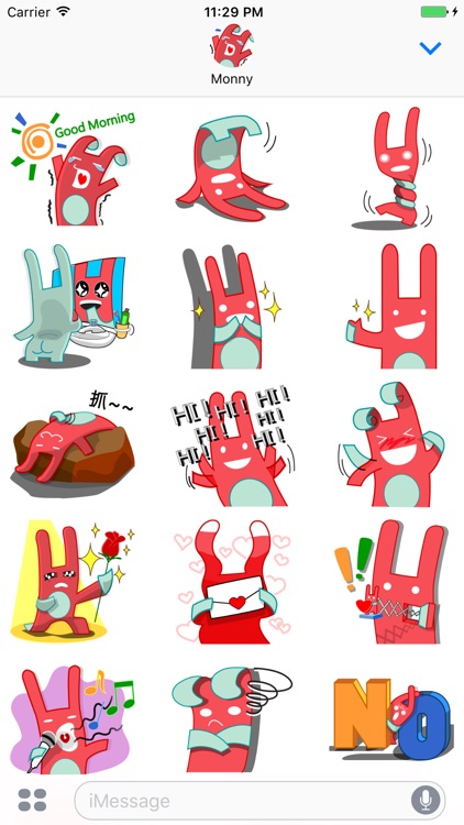 Monny Sticker for iMessage