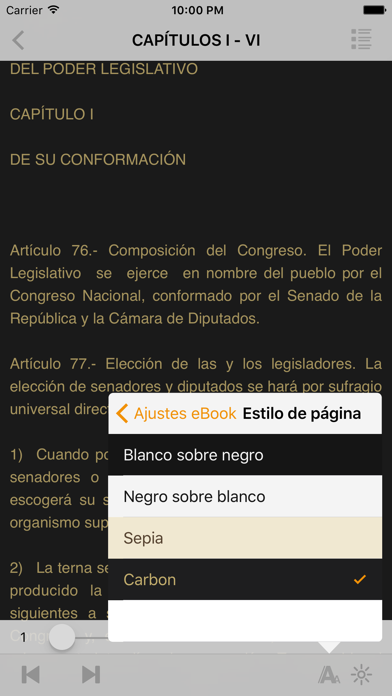 Constitución de República Dominicana Screenshot