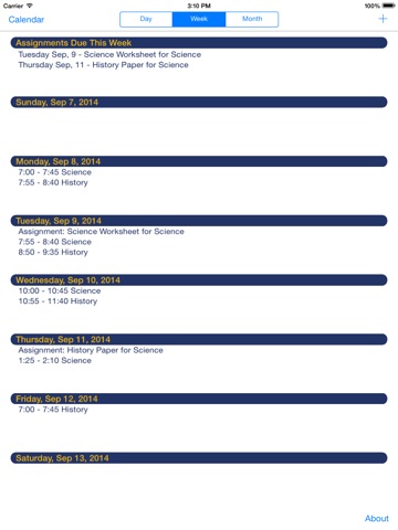 Choate Planner screenshot 2