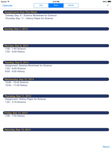 Choate Planner screenshot 2