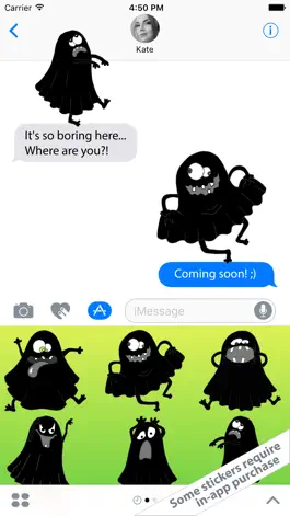 Game screenshot Crazy Ghost 2 - funny Stickers Smileys & Emoji apk