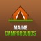 Where are the best places to go camping in Maine