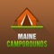 Where are the best places to go camping in Maine