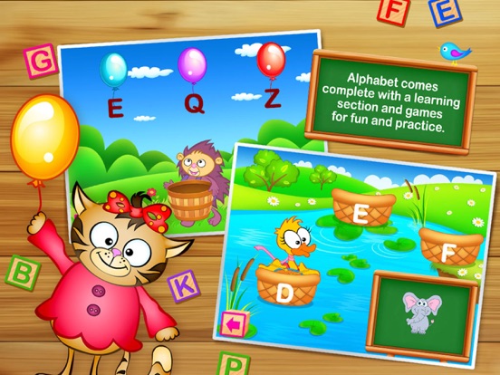 123 Kids Fun GAMES - Preschool Math&Alphabet Games iPad app afbeelding 1
