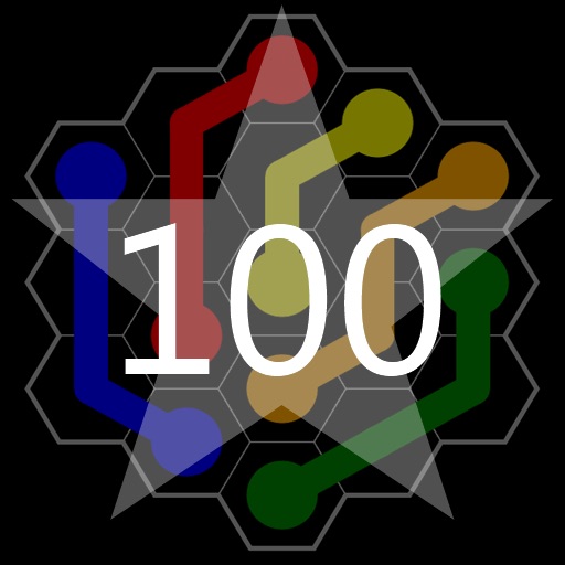 100 days of Flow Free: Hexes icon