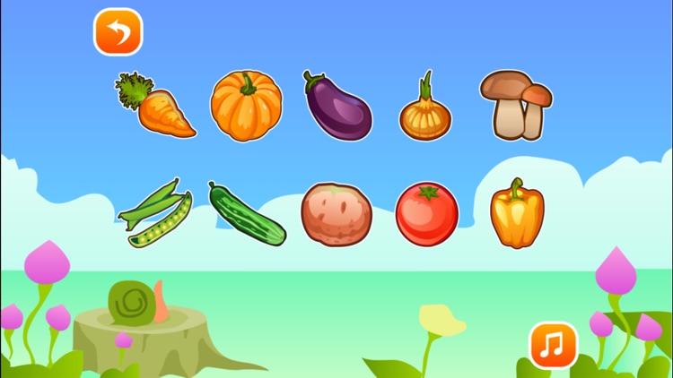皮皮猴认蔬菜 - 儿童早教益智游戏