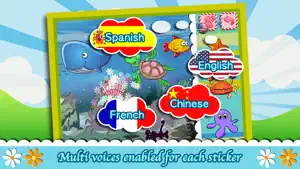 Sticker Puzzle - Learn English & Spanish for Kids screenshot #3 for iPhone