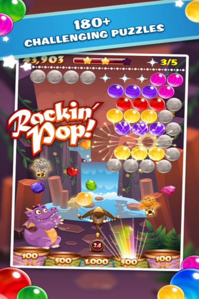 Bubble Pop Joy - match 3 rescue pet game mania screenshot 3