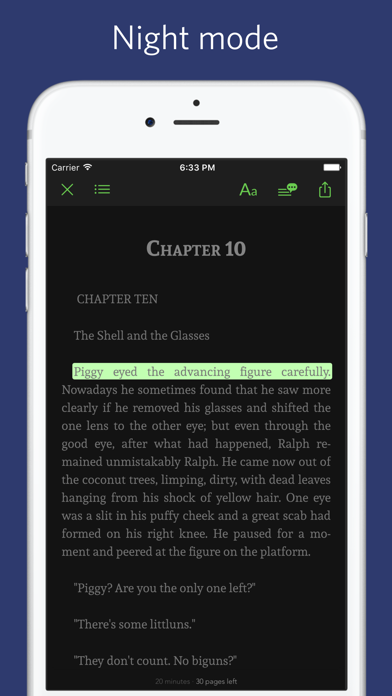 Screenshot #3 pour Lord of the Flies - sync transcript