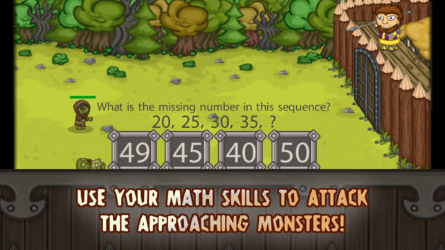 ‎King of Math Defense Screenshot