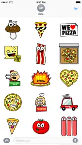 I Love Pizza Sticker Pack screenshot #1 for iPhone