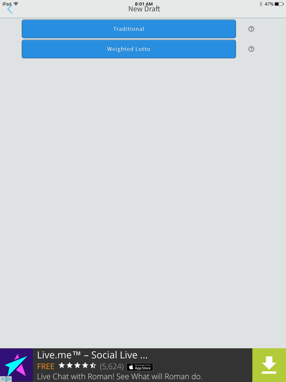Screenshot #5 pour Fantasy Draft Randomizer