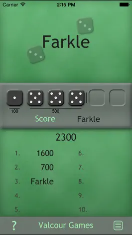Game screenshot Farkle - slide to Roll mod apk
