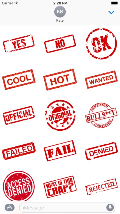 Stamp Stickers