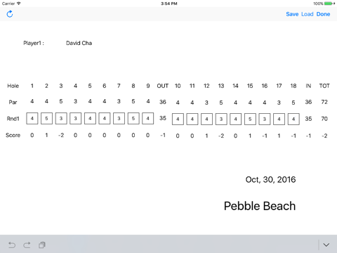 Golf Scorecard for Group screenshot 4