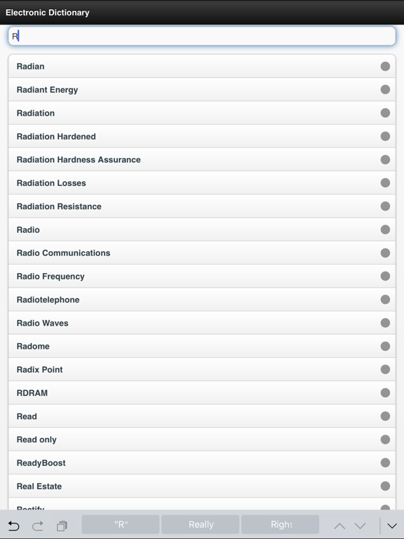 Electronic Dictionary Offline iPad screenshot