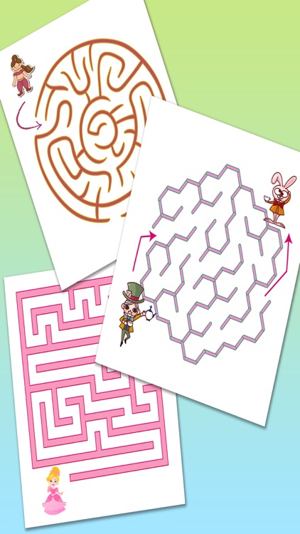 Mazes for girls – escape game to find the exit