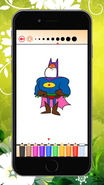 Superhero Coloring Book HD: Paint Heroes for Kids
