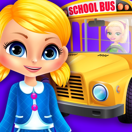 Mia goes to School - Preschool Salon & Kids Games icon