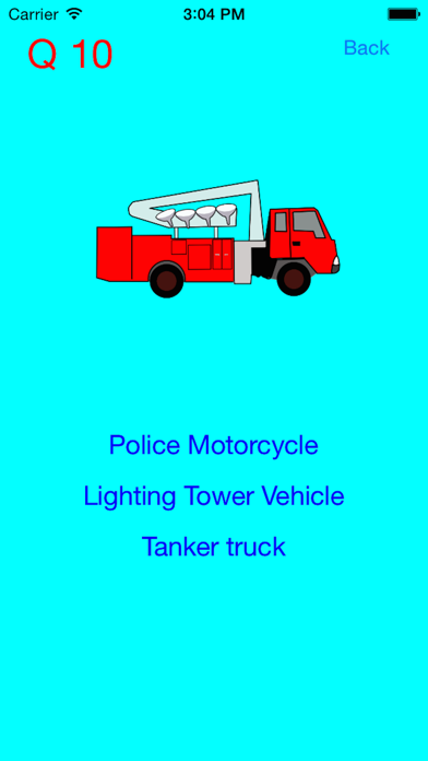 Screenshot #1 pour What's this Emergency Vehicle (Fire Truck, Ambulance, Police Car) ?
