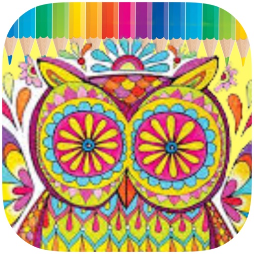 Mandala Coloring book-finger iOS App
