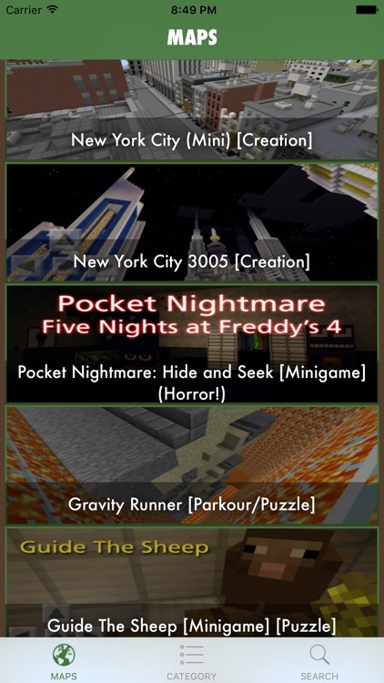 MineMaps Free - Download Top Maps for Minecraft PE
