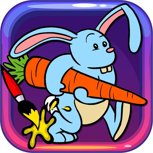 Coloring For Toodlers Free Rabbit iOS App