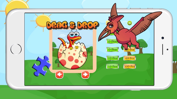 Dinosaur Jigsaws Puzzle Activities for Preschool