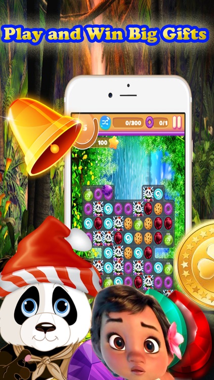 Cute Panda Jungle Match Puzzle Game For Christmas by Iqbal Bhatti