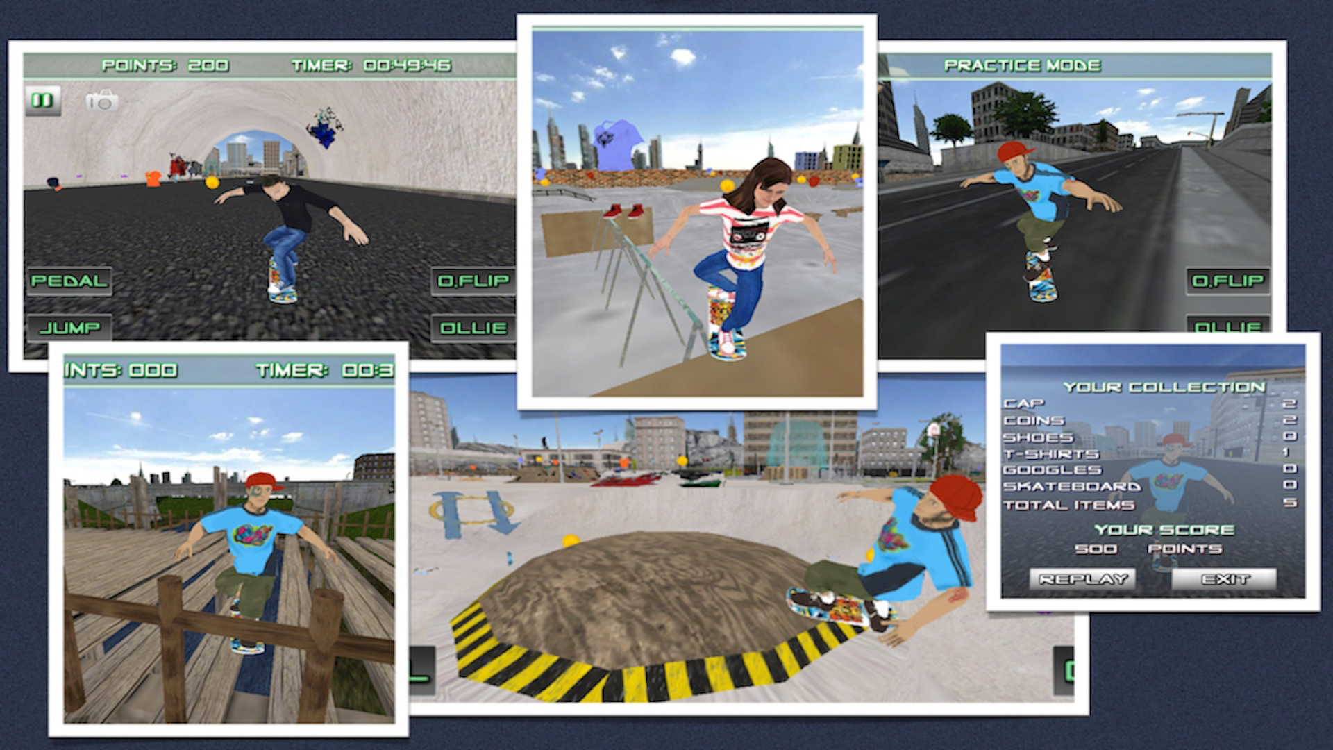 Extreme Skateboarder - Die Hard Racer Chase 3D Game screenshot 2