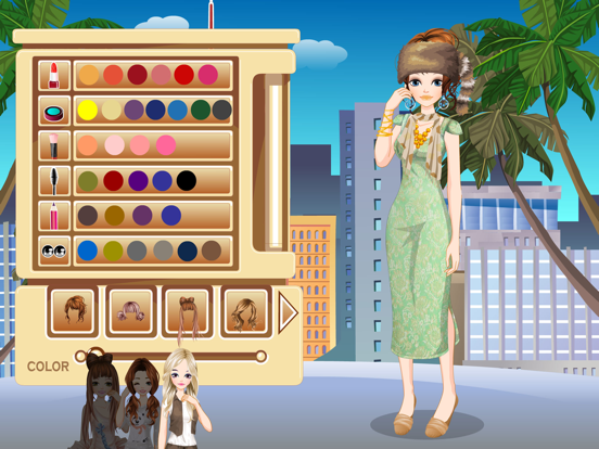 American Girls 2 - Dress up and make up game for kids who love fashion games iPad screenshot
