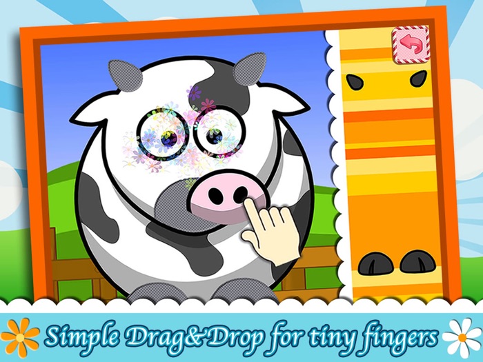 Sticker Puzzle - Learn English  Spanish for Kids