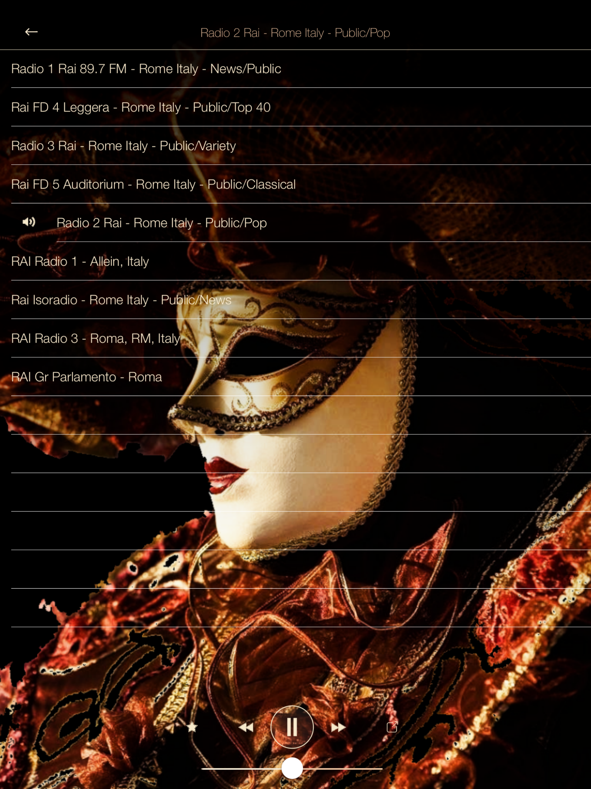 Italian Music Radio ONLINE da Roma screenshot 6