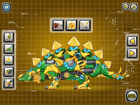 Игра Steel Dino Toy: Mechanic Stegosaurus-2 player game