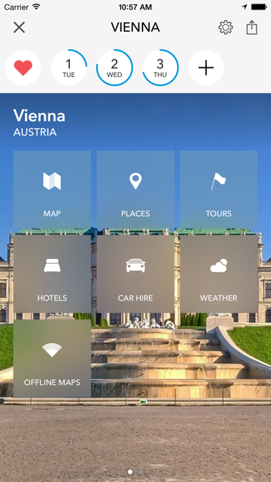 Vienna Travel Guide & Offline City Mapのおすすめ画像1