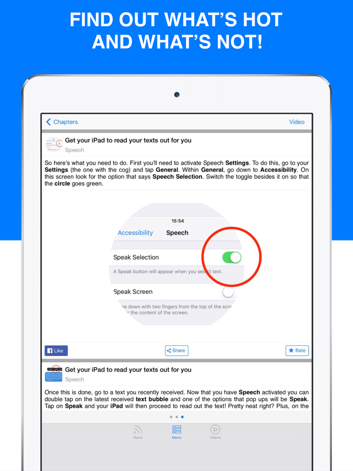 Tipsy - News and Tricks for iOS 8 and 10