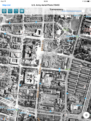 Taipei Historical Maps iPad screenshot 2 - Navigation app