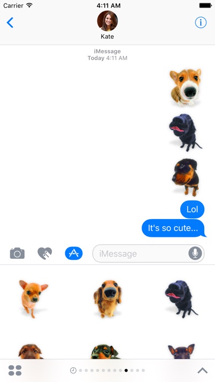 Cute Dog And Puppy Sticker Pack