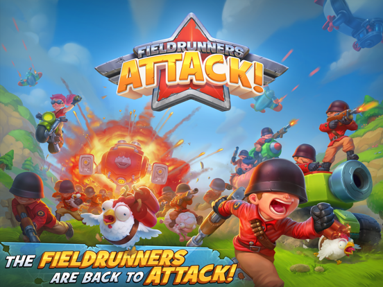 Fieldrunners Attack! iPad app afbeelding 1