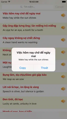 Game screenshot Học Tiếng Anh Giao Tiếp qua 123 Ca Dao - Tục Ngữ apk